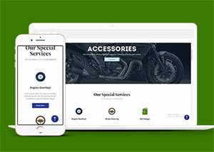 汽车零件生产公司网站模板下载 - 项目资源网