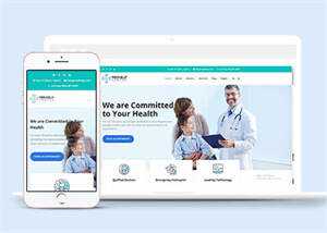 宽屏医院医生介绍类网站模板下载 - 项目资源网