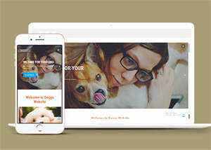 宠物美容服务公司网站模板源码 - 项目资源网