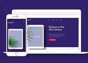 响应式电子书企业官网网站模板 - 项目资源网