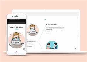 宽屏橙色产品展示企业源码模板下载 - 项目资源网