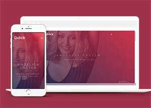 简洁UED用户体验设计师网站模板 - 项目资源网