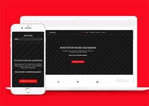 宽屏日出日落摄影网站模板下载 - 项目资源网