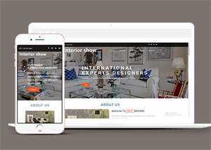 创意室内设计Bootstrap模板下载 - 项目资源网