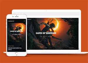 游戏制作公司官网网站模板下载 - 项目资源网