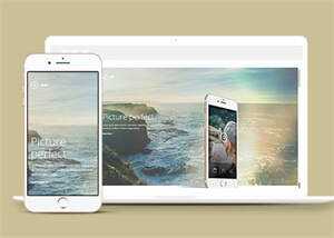 图片视差APP应用网站模板下载 - 项目资源网