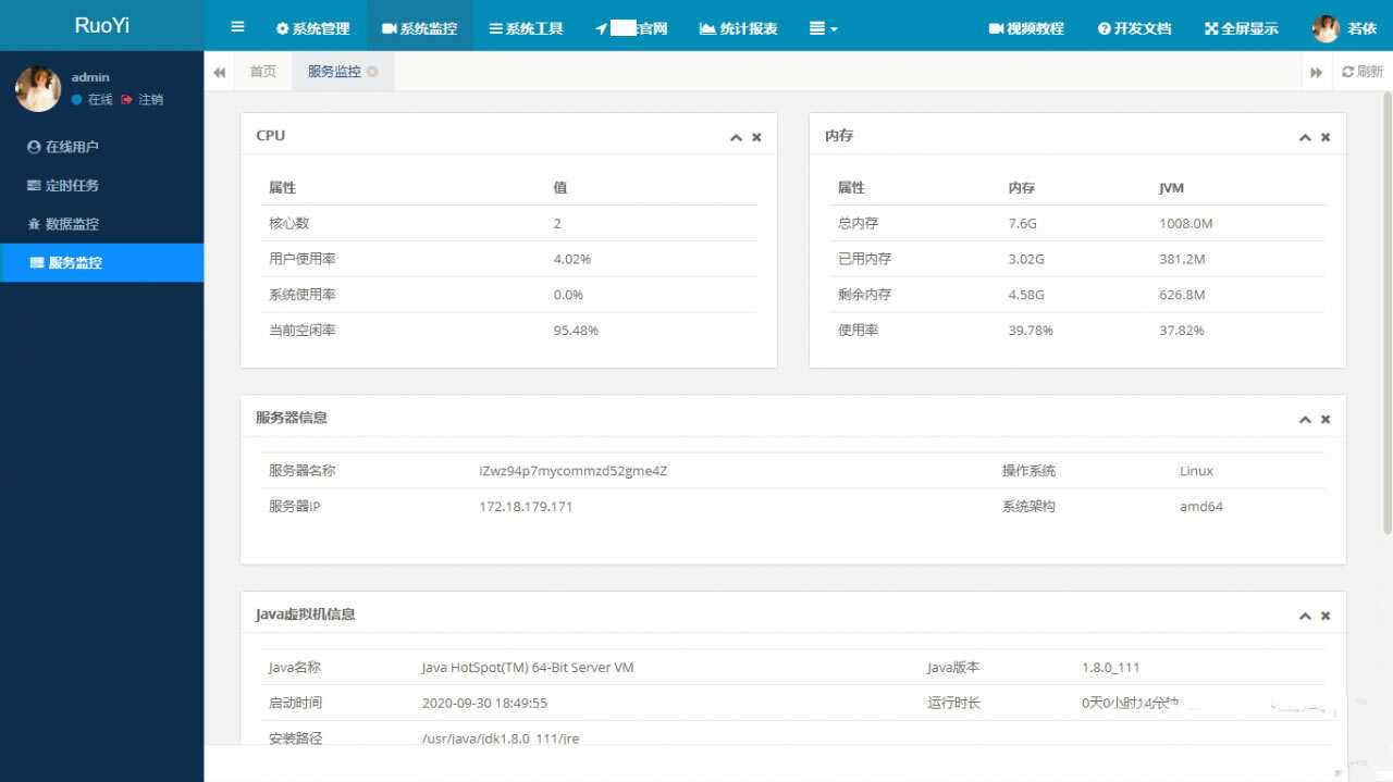 RuoYi若依管理系统最新版 基于SpringBoot的权限管理系统 - 项目资源网