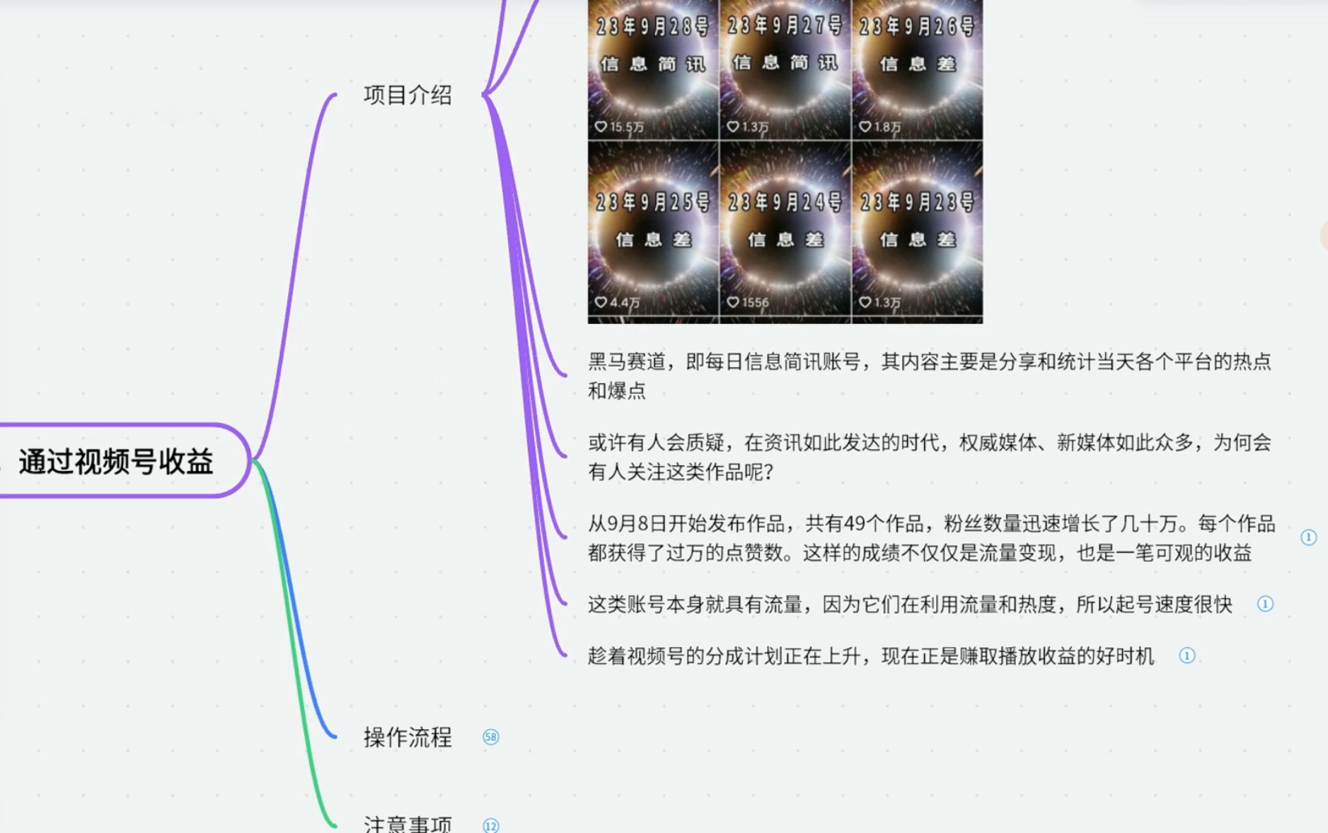 图片[2] - 黑马赛道每日信息简讯，起号超级快自带流量大，通过视频号收益 - 项目资源网