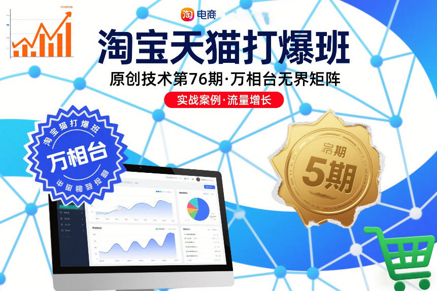 淘宝天猫打爆班原创技术第76期，万相台无界矩阵 - 项目资源网